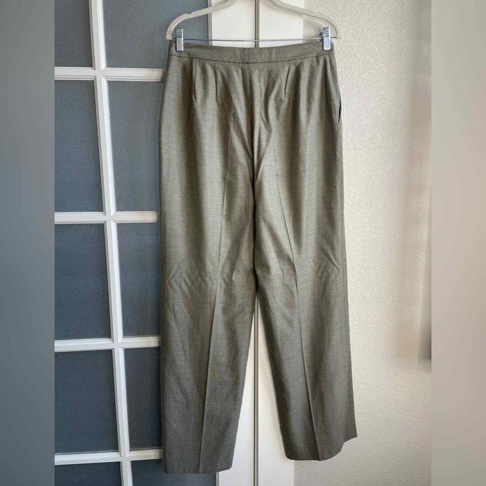 Ellen Tracy - Women's Wool‎ Blend Trouser - Size 10 - Beige - Picture 3 of 6